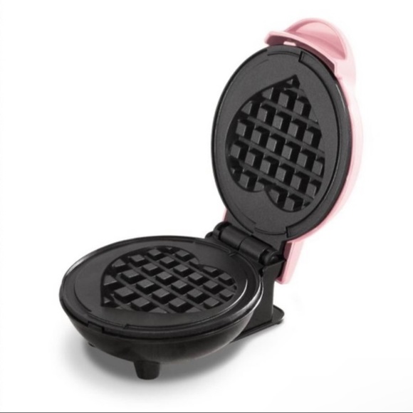 DASH Kitchen Dash Pink Heart Shaped Mini Waffle Maker Poshmark